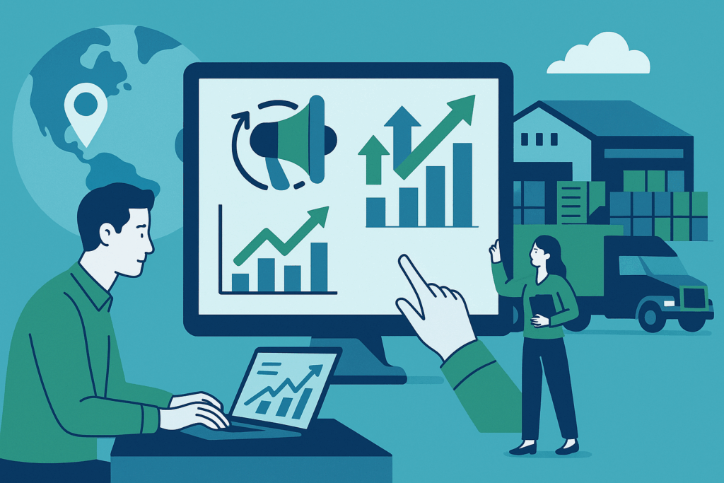 marketing digital para empresas de logística y transporte